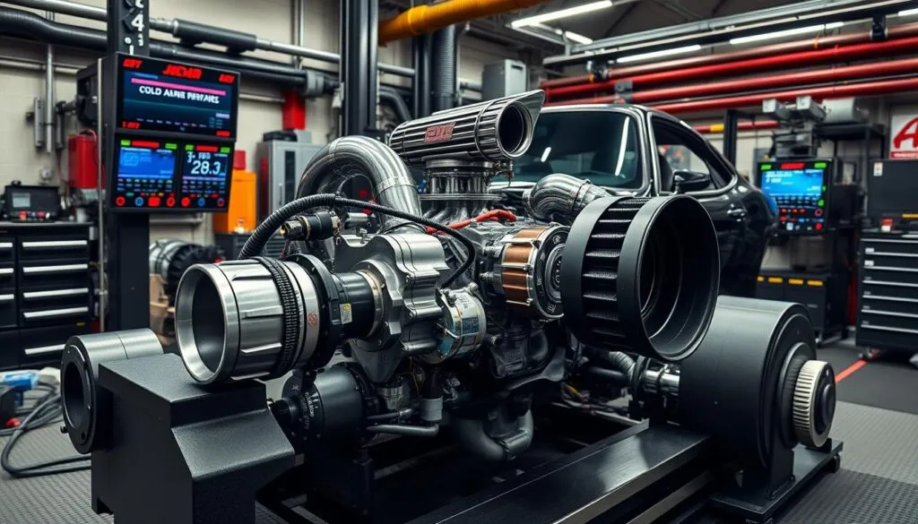 Dyno testing used to evaluate a cold air intake