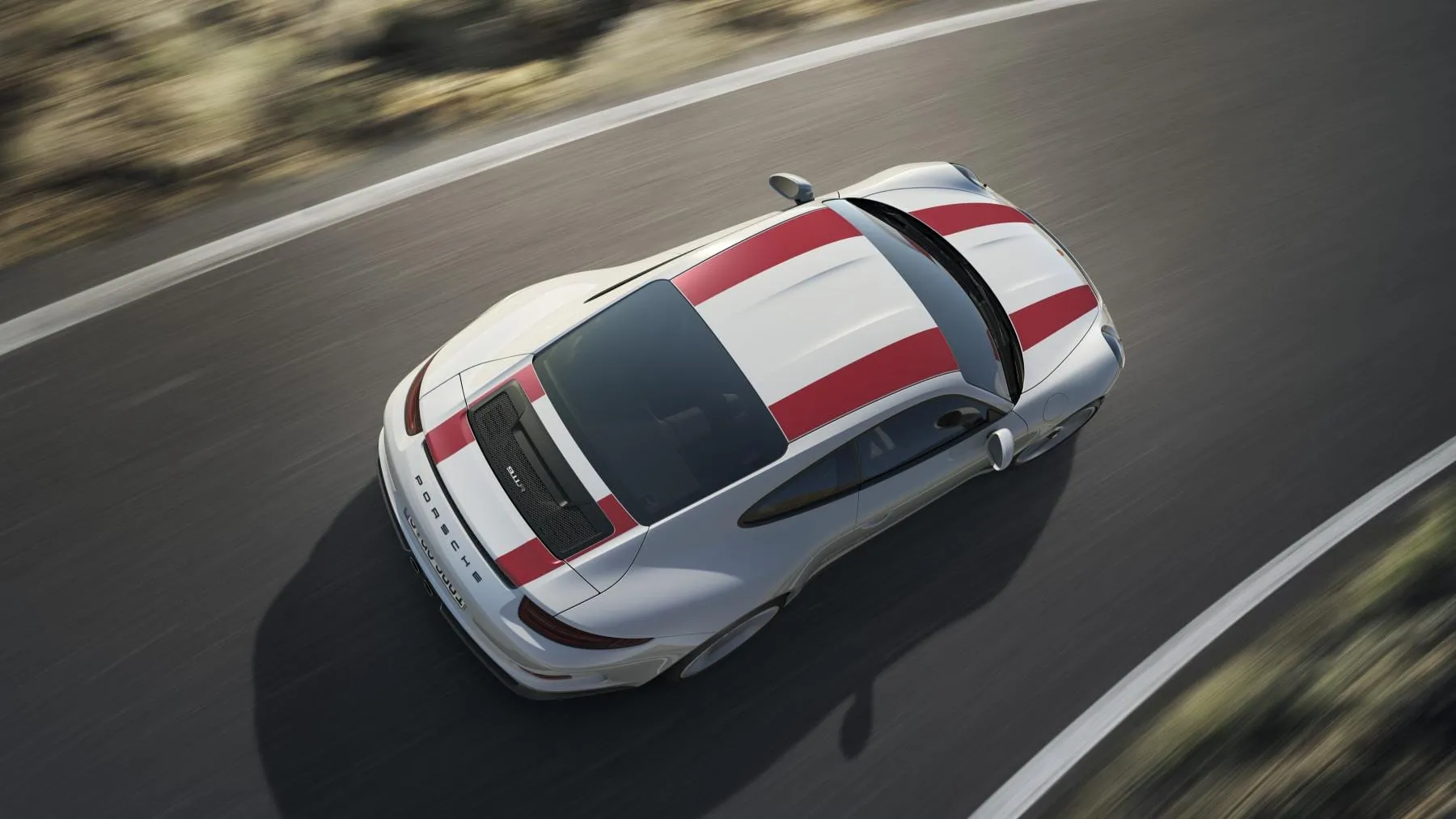 2016 Porsche 911 R - Top View