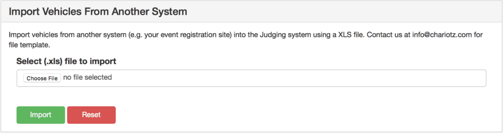 Importing Entries from Another System